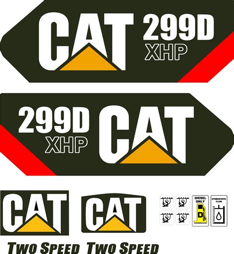 cat skid steer decals|heavy equipment replacement decals.